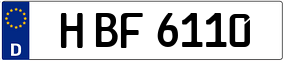 Truck License Plate